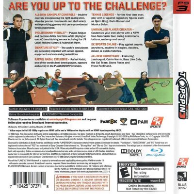 Top Spin 3 Ps3 #1