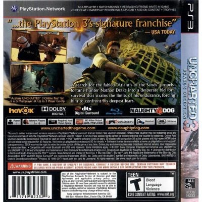 Uncharted 3 Drakes Deception Ps3