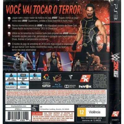 Wwe 2K16 Ps3 #3 (Mancha)
