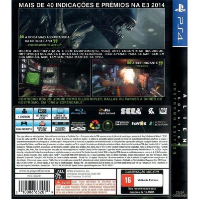 Alien Isolation Ps4 #1