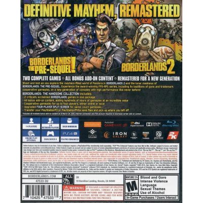Borderlands The Handsome Collection Ps4