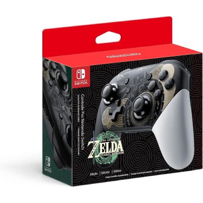 Controle Sem Fio Pro Controller Nintendo Switch Original (Edição Limitada Zelda Tears Of The Kingdom)