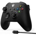 Controle Sem Fio Xbox Series + Cabo Usb-C - Original Carbon Black