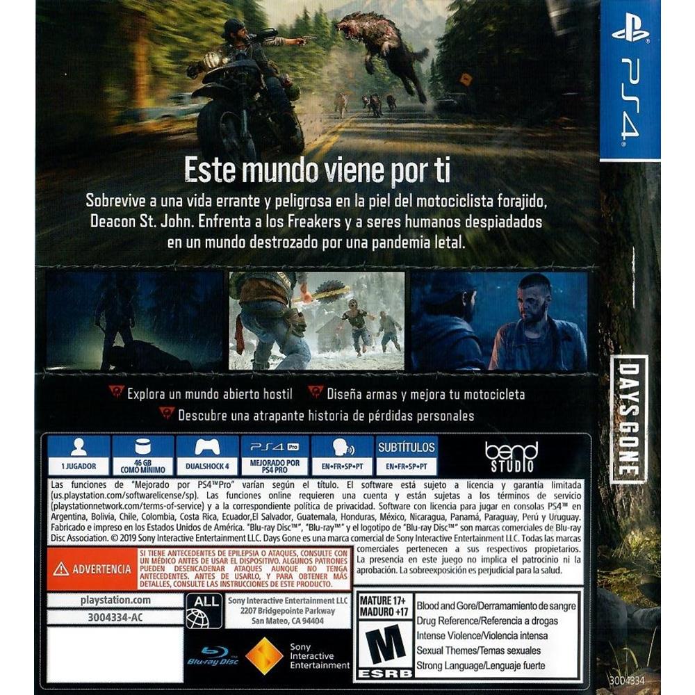 Days Gone Ps4 (Seminovo) (Jogo Mídia Física) - Arena Games - Loja Geek