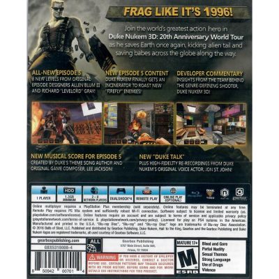 Duke Nukem 3D 20Th Anniversary Ps4