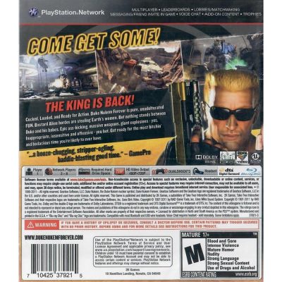 Duke Nukem Forever Ps3