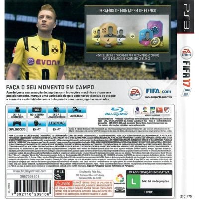 Fifa 17 Ps3