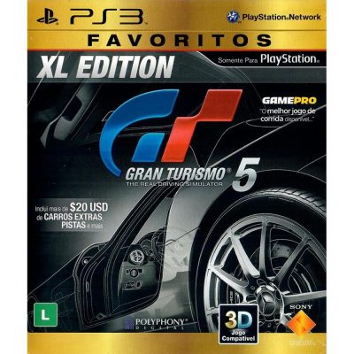 Gran Turismo 5 Xl Edition Ps3 (Favoritos) (Sem Manual)