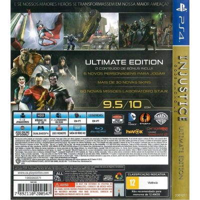 Injustice Gods Among Us Ultimate Edition Ps4