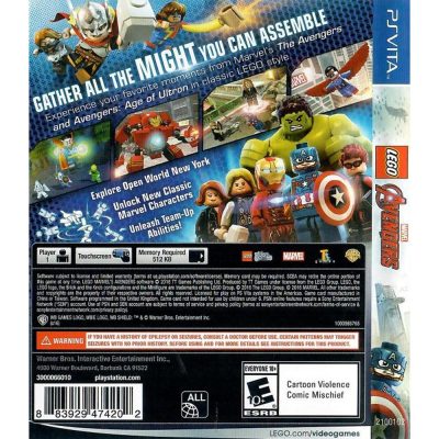 Lego Marvel Avengers Psvita (Sem Manual)