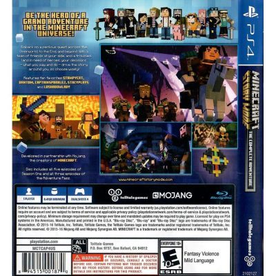 Minecraft Story Mode A Telltale Games Series The Complete Adventure Ps4