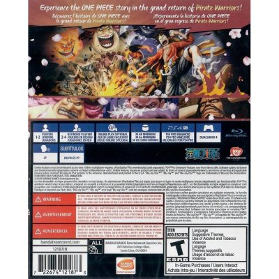 One Piece Pirate Warriors 4 Ps4