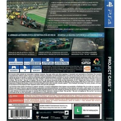 Project Cars 2 Ps4