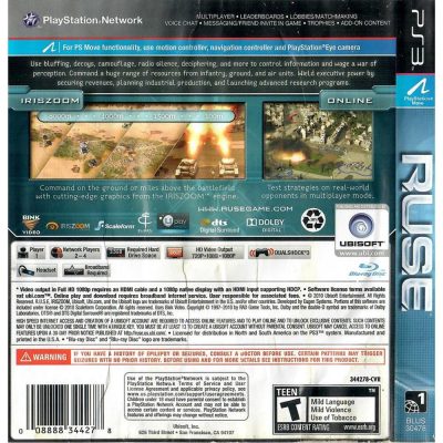 Ruse The Art Of Deception Ps3 #2 (Sem Manual)