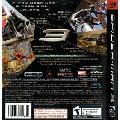 Spider-Man 3 Ps3