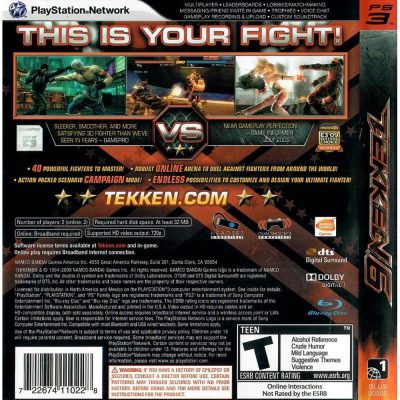 Tekken 6 Ps3 (Com Luva)