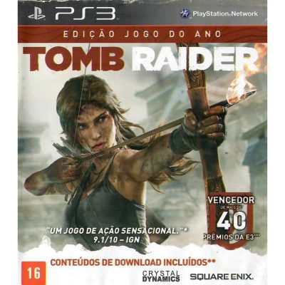 Tomb Raider Edição Jogo Do Ano Ps3 #3 (Sem Manual)