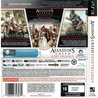 Assassins Creed Ezio Trilogy Ps3
