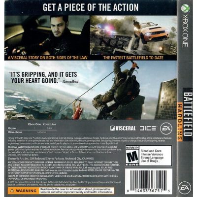 Battlefield Hardline Xbox One #1