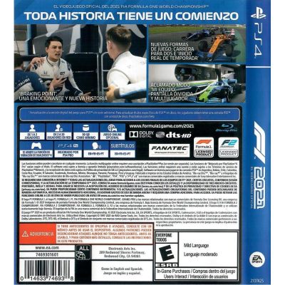 F1 2021 O Game Oficial Ps4