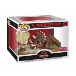 Funko Pop Jurassic Park Dr. Sattler With Triceratops 1198 (Moments)