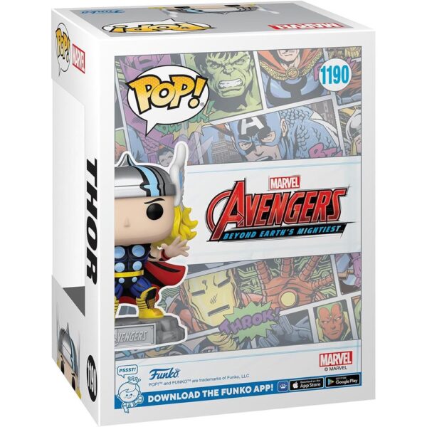 Funko Pop Thor With Pin 1190 (Marvel The Avengers: Earth's Mightiest Heroes 60Th Anniversary)