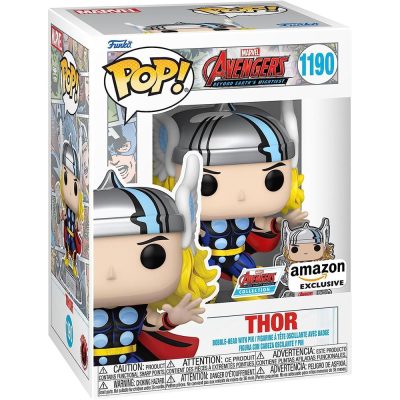 Funko Pop Thor With Pin 1190 (Marvel The Avengers: Earth's Mightiest Heroes 60Th Anniversary)