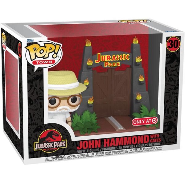 Funko Pop Town Jurassic Park John Hammond With Gates 30