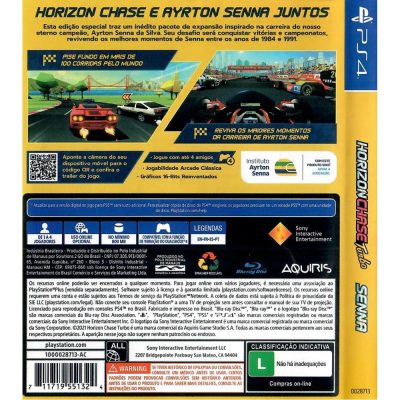 Horizon Chase Turbo Senna Sempre Ps4 (Sem Código)