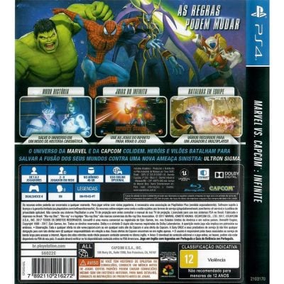 Marvel Vs Capcom Infinite Ps4