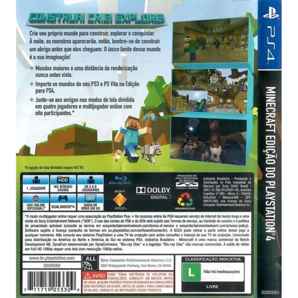Minecraft Playstation Edition Ps4 #3