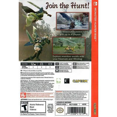 Monster Hunter Rise Nintendo Switch