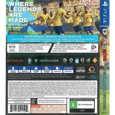 Pes 2018 Pro Evolution Soccer Ps4
