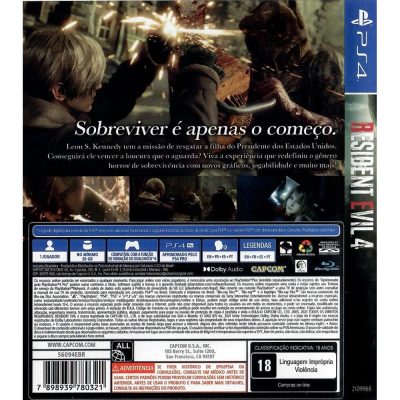 Resident Evil 4 Remake Ps4