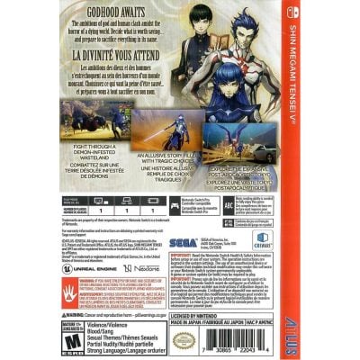 Shin Megami Tensei V Nintendo Switch