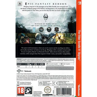 The Elder Scrolls V Skyrim Nintendo Switch