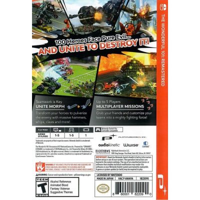 The Wonderful 101 Remastered Nintendo Switch