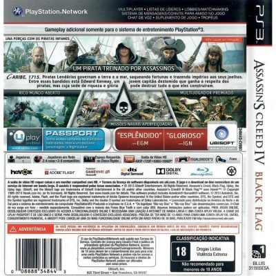 Assassins Creed Iv Black Flag Ps3