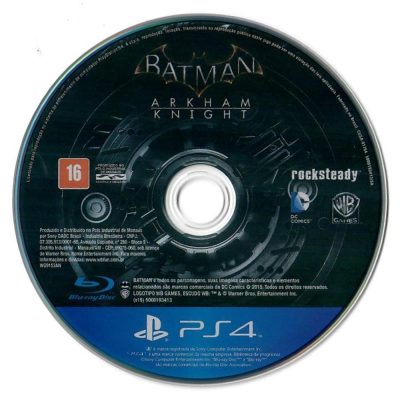 Batman Arkham Knight Ps4 #1 (Somente O Disco)