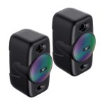 Caixa De Som Gamer Havit Rgb, Usb, 3W, Preto – Sk213 Caixa De Som Gamer Havit Rgb, Usb, 3W, Preto - Sk213