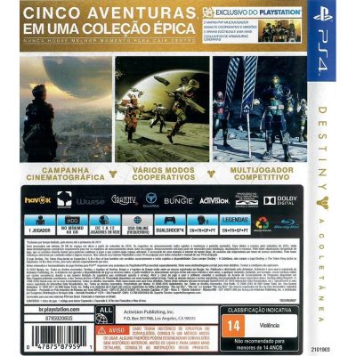 Destiny A Coletanea Ps4 (Sem Codigo)