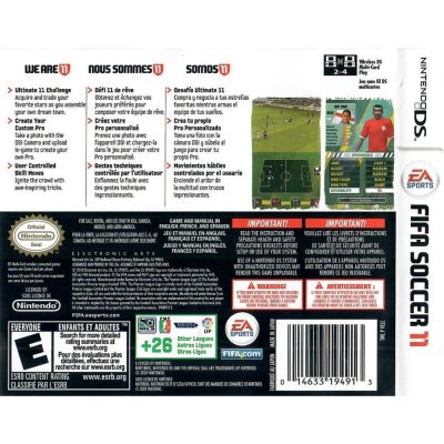 Fifa Soccer 11 Nintendo Ds #2