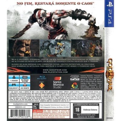 God Of War 3 Remasterizado Ps4 #1