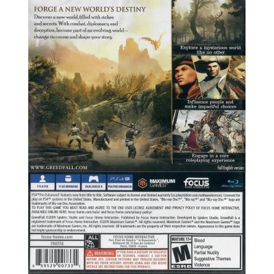 Greedfall Ps4