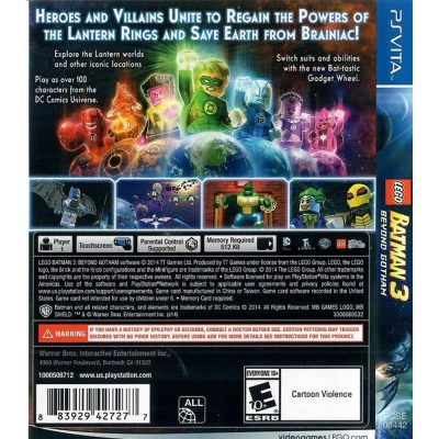 Lego Batman 3 Beyond Gotham Psvita #2 (Sem Manual)