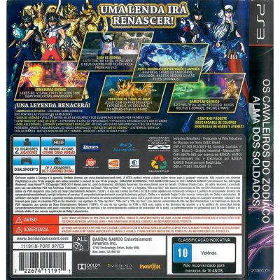 Os Cavaleiros Do Zodiaco Alma Dos Soldados Ps3 #1