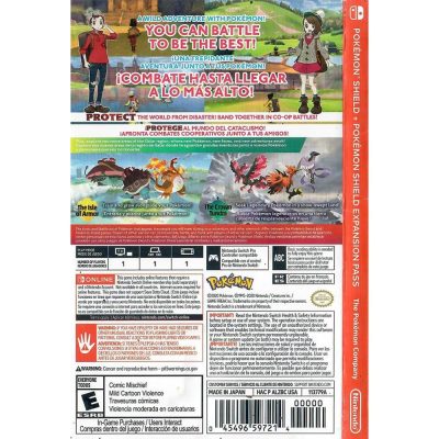 Pokémon Shield + Expansion Pass Nintendo Switch #2