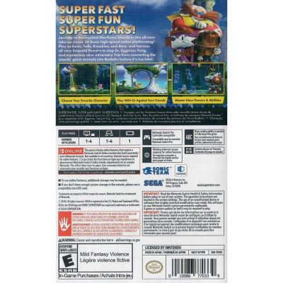 Sonic Superstars Nintendo Switch