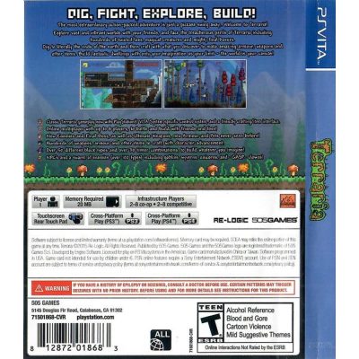 Terraria Psvita (Sem Manual)