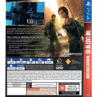 The Last Of Us Remasterizado Ps4 (Playstation Hits)